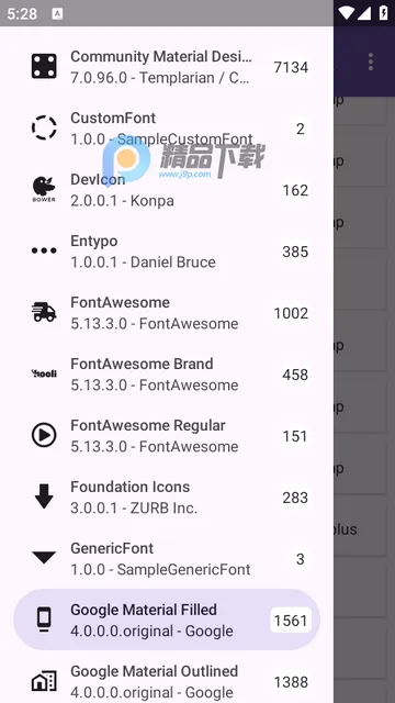 安卓图标库(Iconics Library) 安卓图标库(Iconics Library)